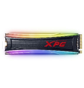 Твердотельный накопитель ADATA SPECTRIX S40G RGB SSD 256GB, 3D TLC, M.2 (2280), PCIe Gen 3.0 x4, NVMe, R3500/W1200, TBW 160