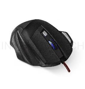 Мышь ExeGate EX289487RUS Gaming Standard Laser GML-793 (USB, лазерная, 800/1600/2400/3200dpi, 7 кнопок и колесо прокрутки, балансировочные грузики 36г, длина кабеля 1,5м, черная, Color box)