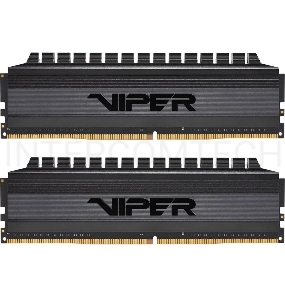 Модуль памяти DDR 4 DIMM 32Gb (16GBx2) PC24000, 3000Mhz, PATRIOT BLACKOUT Kit (PVB432G300C6K) (retail)