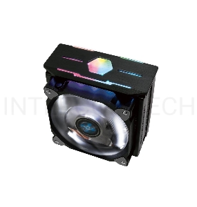 Кулер ZALMAN CNPS10X OPTIMA II BLACK, 120mm LED FAN, 4 HEAT PIPES, 4-PIN PWM, 1500 RPM, 27DBA, HYDRAULIC BEARING, FULL SOCKET SUPPORT