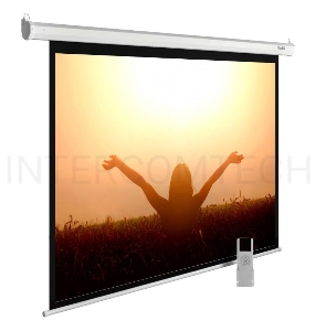 Экран Cactus 165x220см MotoExpert CS-PSME-220x165-WT 4:3 настенно-потолочный рулонный белый (моторизованный привод)