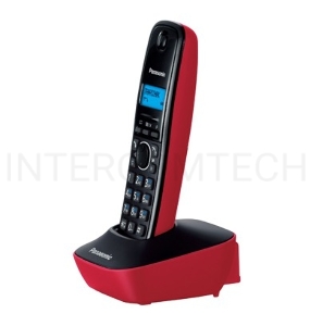 Телефон Panasonic KX-TG1611RUR (красный) {АОН, Caller ID,12 мелодий звонка,подсветка дисплея,поиск трубки}