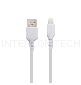 Кабель USB 2.0 hoco X13, AM/Lightning M, белый, 1м