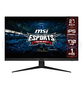 Монитор/ MSI G2712 27'' 1920x1080, IPS, 178/178, 1 MPRTмс, 250nit, DP/2HDMI, noUSB, T, 1y