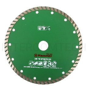 Диск алм. Hammer Flex 206-114 DB TB  180x22мм турбо.