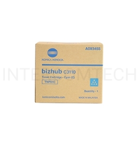 Тонер-картридж Konica-Minolta bizhub C3110 голубой TNP-51C