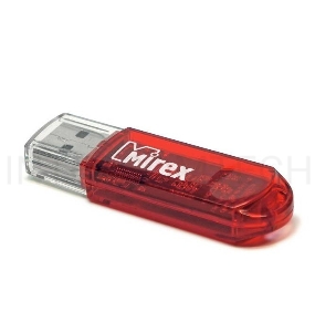 Флеш Диск 16GB Mirex Elf, USB 2.0, Красный