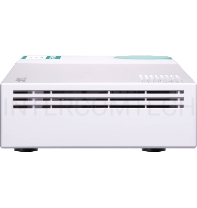 Коммутатор QNAP QSW-308S Unmanaged 10 Gb / s switch with 3 SFP + ports and 8 1 Gb / s RJ-45 ports, throughput up to 76 Gb / s, JumboFrame support