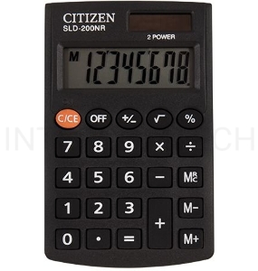 Калькулятор карманный Citizen SLD-200NR черный 8-разр.