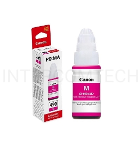 Чернила Canon GI-490M 0665C001 пурпурный для Canon Pixma G1400/2400/3400 (70мл)