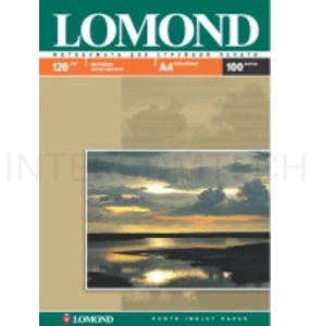 Фотобумага LOMOND Односторонняя Матовая  A4/120/100л.
