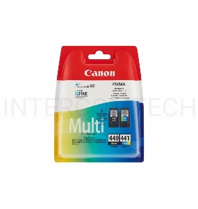 Картридж струйный Canon PG-440/CL-441 5219B005 черный/трехцветный x2уп. для Canon MG2140/MG3140 (180стр.)
