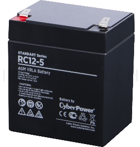 Батарея SS CyberPower RC 12-5 / 12 В 5 Ач Battery CyberPower Standart series RC 12-5 / 12V 5 Ah