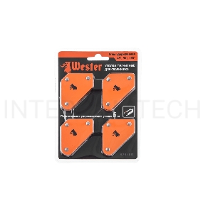 Уголки магнитные для сварки WESTER MCS (4 шт.)  829-001, углы  45°, 90°, 135°, 5кг