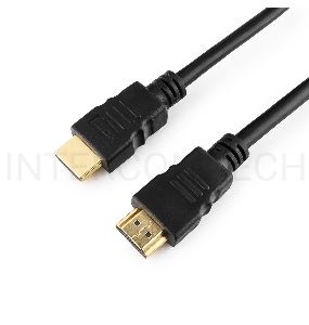 Кабель HDMI Cablexpert/Gembird, 10м, v1.4, 19M/19M, черный, позол.раз., экран, пакет CC-HDMI4-10M