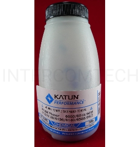 Тонер XEROX Phaser 6000/6010/6015/6125/6128/6130/6140/6500/6505  Cyan, химический (фл.30г.) Katun фас. России