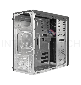Корпус Minitower ExeGate MA-372UX Black, mATX <UN500, 120mm> 2*USB+2*USB3.0, Audio