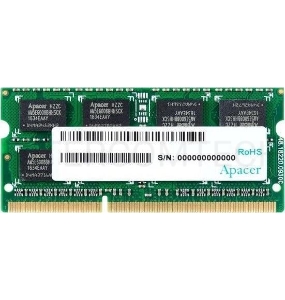 Память Apacer 4Gb DDR3 1600MHz (pc-12800) SO-DIMM 1,35V Apacer Retail AS04GFA60CATBGJ/DV.04G2K.KAM