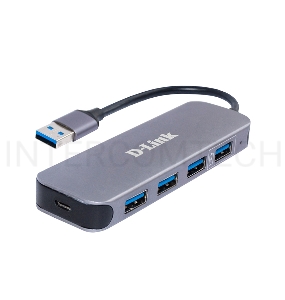 Хаб D-Link DUB-1340/D1A,4-port USB 3.0 Hub.4 downstream USB type A (female) ports, 1 upstream USB type A (male), support Mac OS, Windows XP/Vista/7/8/10, Linux, support USB 1.1/2.0/3.0, fast charge mode