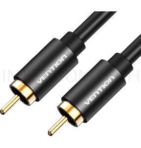 Кабель Vention аудио RCA M/RCA M - 1м Чёрный