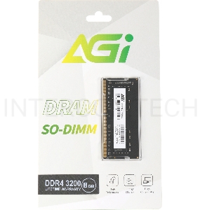 Память DDR4 8Gb 3200MHz AGi AGI320008SD138 SD138 RTL PC4-25600 SO-DIMM 260-pin Ret