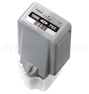 Картридж Canon PFI-1000 PBK для IJ SFP PRO-1000 WFG. Фото чёрный. 80 мл.