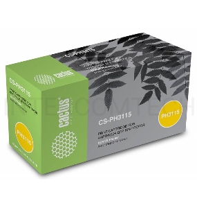 Тонер Картридж Cactus CS-PH3115 109R00725 черный для Xerox Ph3115/3120/3121/3130/3131/3132 (3000стр.)