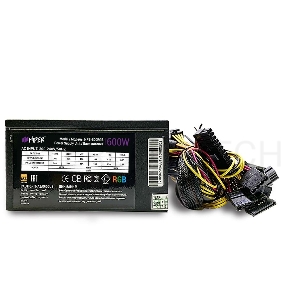 Блок питания HIPER HPB-600RGB (ATX 2.31, 600W, ActivePFC, RGB 140mm fan, Black) BOX