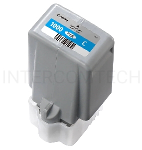 Картридж Canon PFI-1000 C для IJ SFP PRO-1000 WFG. Голубой. 80 мл.