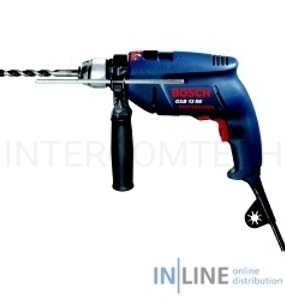 Дрель ударная Bosch GSB 13 RE Professional 600Вт патрон:быстрозажимной реверс