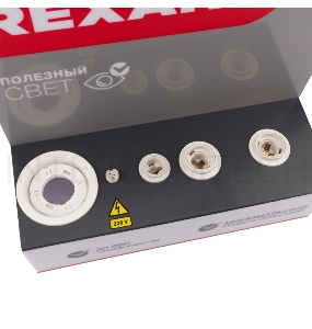 Демо-тестер для проверки ламп с цоколями E27, E27, E14, GU5.3, GX53 REXANT