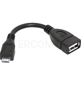 Кабель-переходник Defender microUSB (M) - USB (F)  /для подкл. устр. USB Flash, HDD, мыши, и и т.д./ поддерж. режим OTG.