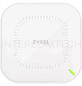 Гибридная точка доступа Zyxel NebulaFlex NWA90AX, WiFi 6, 802.11a/b/g/n/ac/ax (2,4 и 5 ГГц), MU-MIMO, антенны 2x2, до 575+1200 Мбит/с, 1xLAN GE, PoE, защита от 4G/5G, БП в комплекте