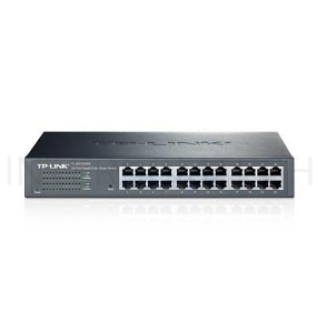 Коммутатор TP-Link SMB TL-SG1024DE 24-Port Gigabit Easy Smart Switch, 24 10/100/100Mbps RJ45 ports,  MTU/Port/Tag-based VLAN, QoS, IGMP Snooping