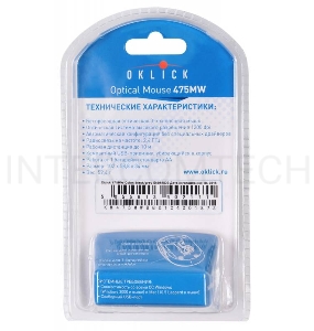 Мышь Oklick 475MW черный/серый оптическая (1200dpi) беспроводная USB (2but)