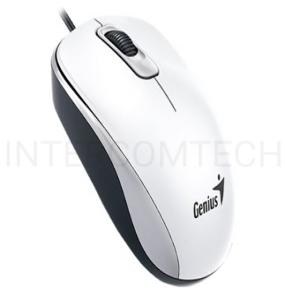 Мышь Genius Mouse DX-110 ( Cable, Optical, 1000 DPI, 3bts, USB ) White