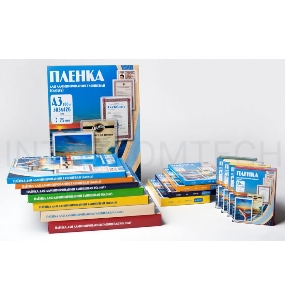 Пленка для ламинирования Office Kit 150мкм A4 (100шт) глянцевая 216x303мм PLP11223-1
