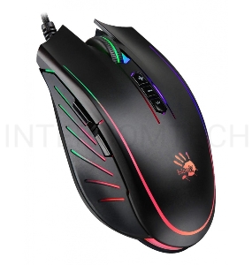 Мышь A4Tech Bloody Q81 Curve черный оптическая (3200dpi) USB3.0 (7but)
