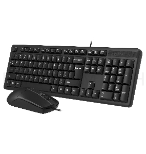 Клавиатура + мышь A4Tech KK-3330 клав:черный мышь:черный USB