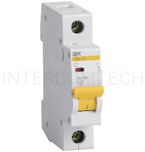 Автоматический выключатель IEK MVA20-1-001-C ВА47-29 1Р  1А 4,5кА х-ка С ИЭК
