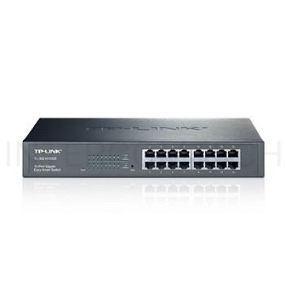 Сетевой коммутатор  TP-Link SMB TL-SG1016DE 16-Port Gigabit Easy Smart Switch, 16 10/100/100Mbps RJ45 ports, MTU/Port/Tag-based VLAN, QoS, IGMP Snooping