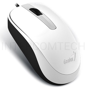 Мышь Genius Mouse DX-120 ( Cable, Optical, 1000 DPI, 3bts, USB ) White