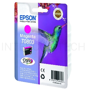 Картридж струйный Epson C13T08034011 пурпурный для Epson St Ph P50/PX660/PX720WD (330стр.)