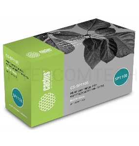 Тонер Картридж Cactus CS-SP110E черный (2000стр.) для Ricoh Aficio SP 111/SP 111SF