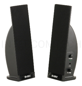 Колонки Sven 230 2.0 черный 4Вт