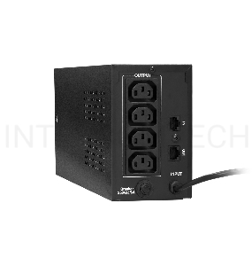 Источник бесперебойного питания ExeGate EP285602RUS SpecialPro UNB-600.LED.AVR.C13.RJ <600VA/360W, LED, AVR, 4*IEC-C13, RJ45/11, Black>