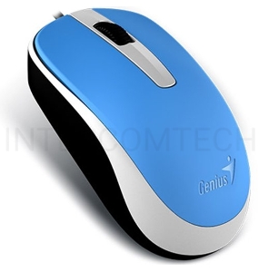 Мышь Genius Mouse DX-120 ( Cable, Optical, 1000 DPI, 3bts, USB ) Blue