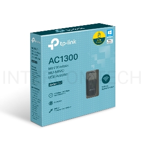 Адаптер TP-LINK Archer T3U AC1300 Мини Wi-Fi MU-MIMO USB-адаптер