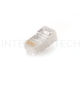 Коннектор RJ-45 экранированный (5 кат, 100шт, PLUG5SP, RJ45-FTP/SFTP, TC-PLUG-8P8C-S-C5-SH)