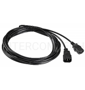 Кабель-удлинитель питания Buro AN23-1008-5 IEC320-C13/IEC320-C14 5м